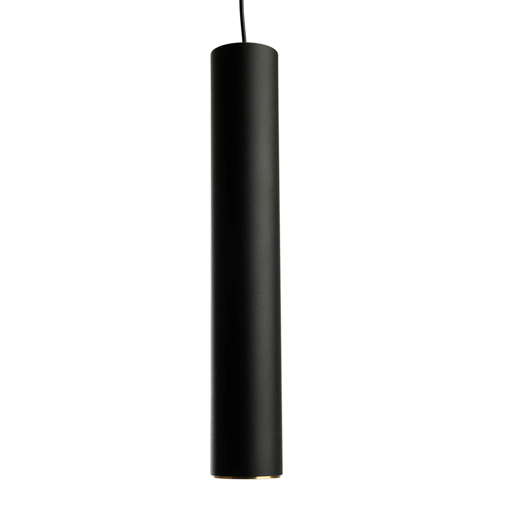Светильник потолочный Feron ML1018 Barrel levitation на подвесе MR11 35W 230V, черный + золото 40*250