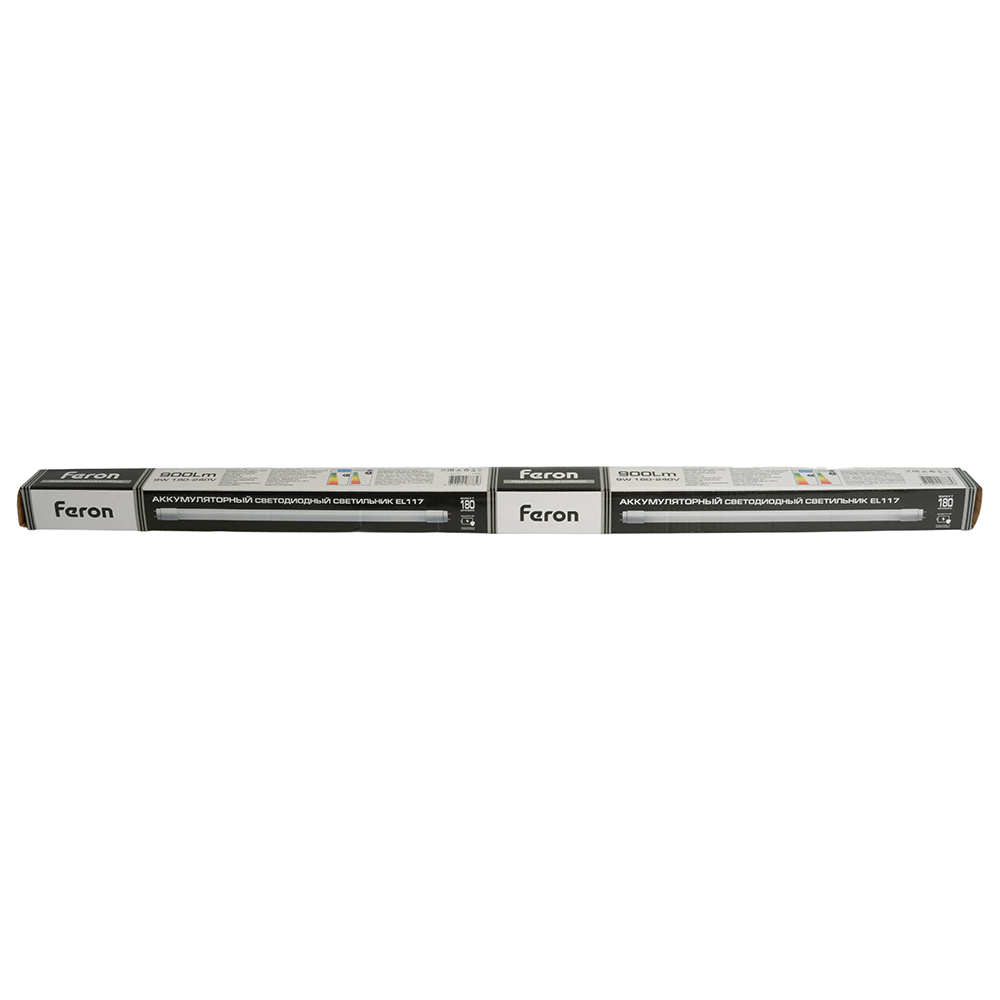 Светильник аккумуляторный, 9W G13 AC/DC (литий-ионная батарея), белый, EL117