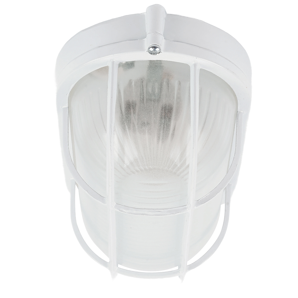 Светильник НБП 04-60-002 212х105х85мм E27,  max 60 Вт, алюм., стекло, решетка, IP54, белый