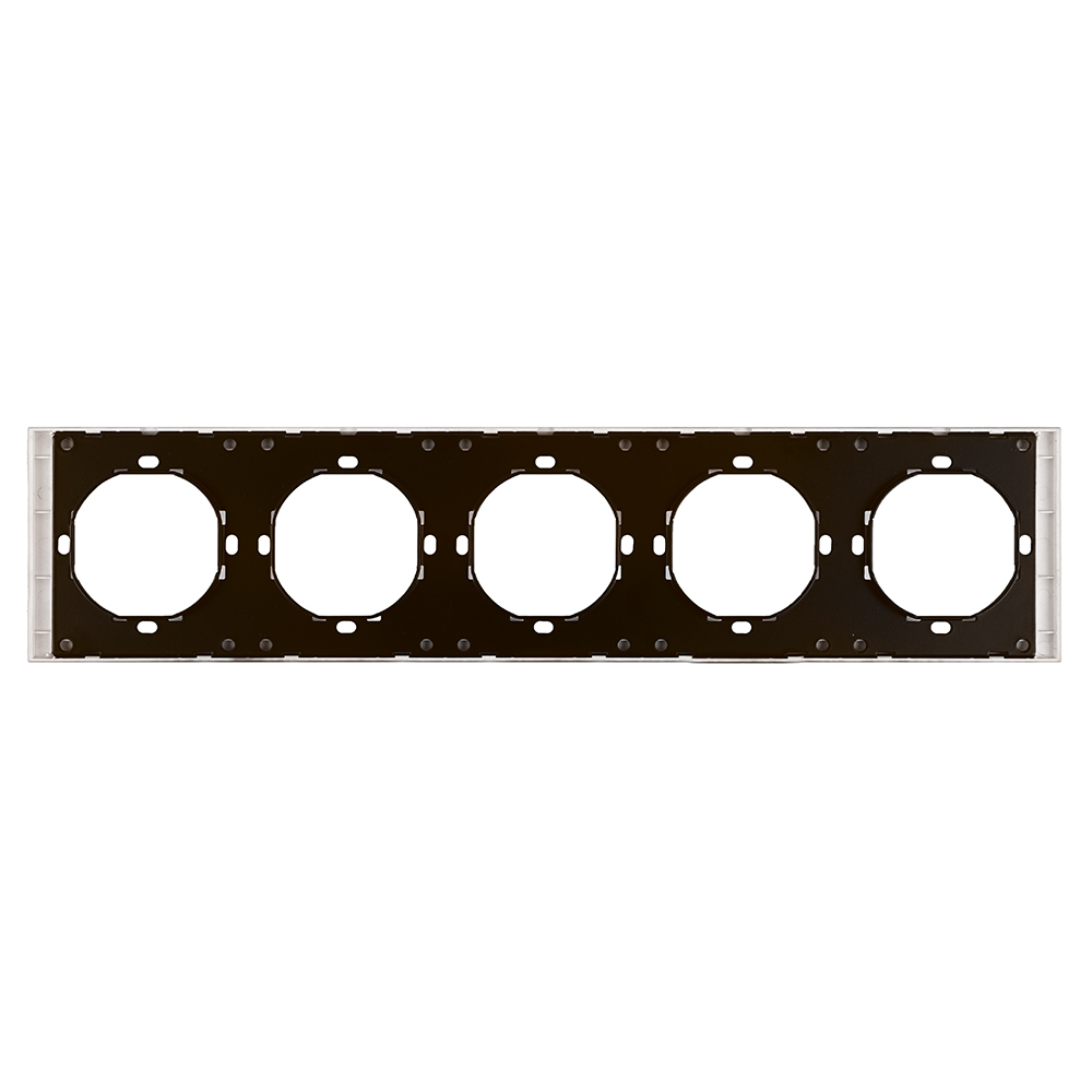 Рамка 5-местная, STEKKER, серия Мия, PFR00-3005-08, пудровый жемчуг