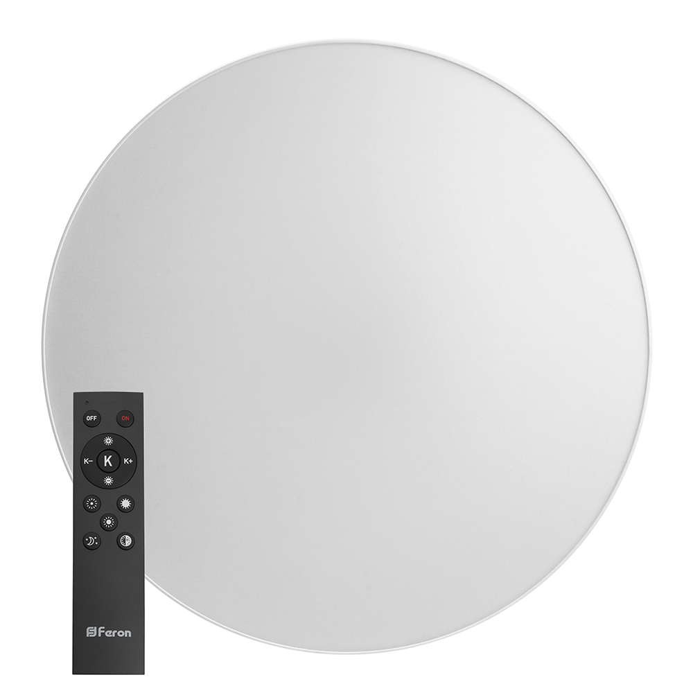 Светодиодный управляемый светильник Feron AL6200 `Simple matte` тарелка 80W 3000К-6500K белый