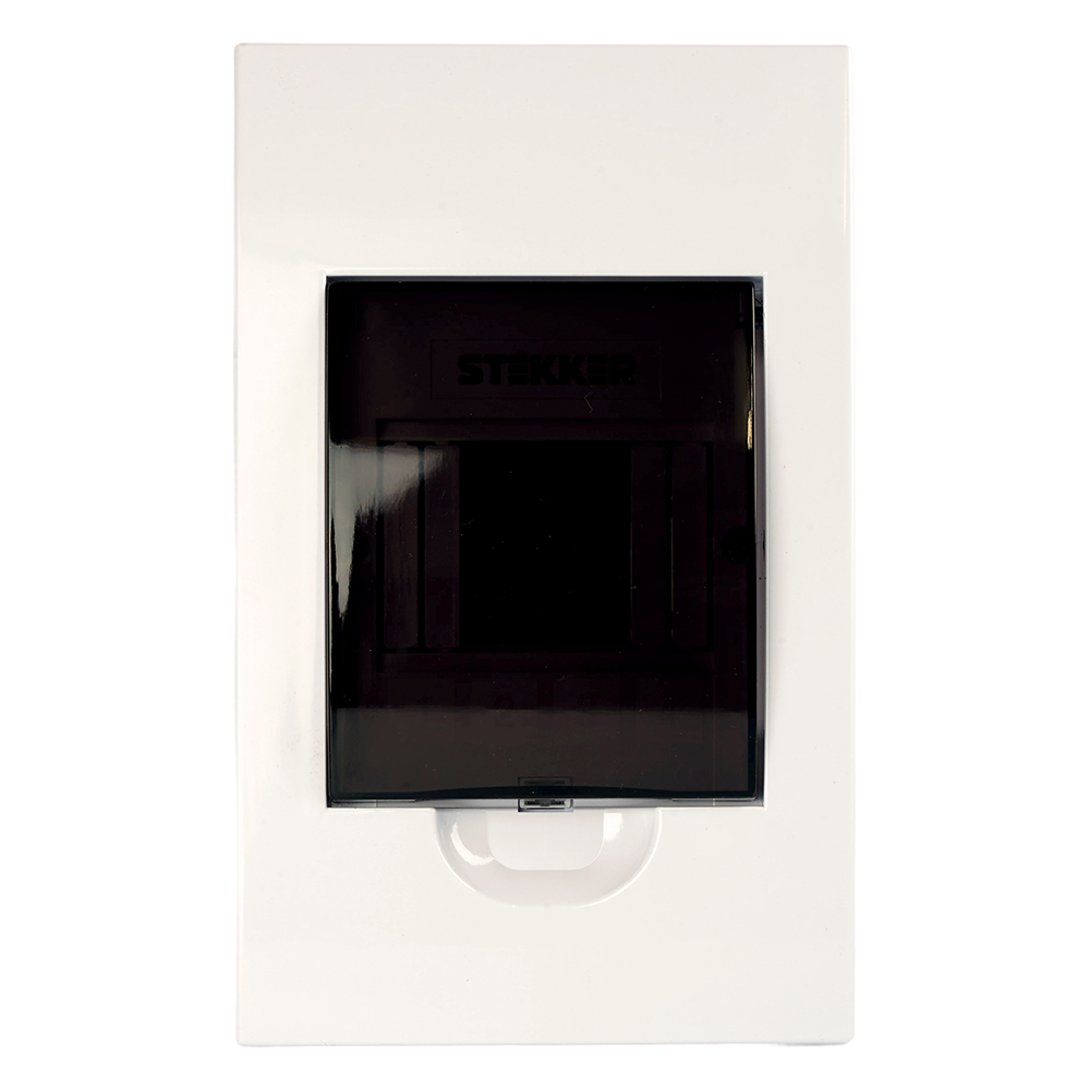 Бокс встраиваемый STEKKER EBX50-4/04-50 4 модуля, пластик, серия ArcaLight