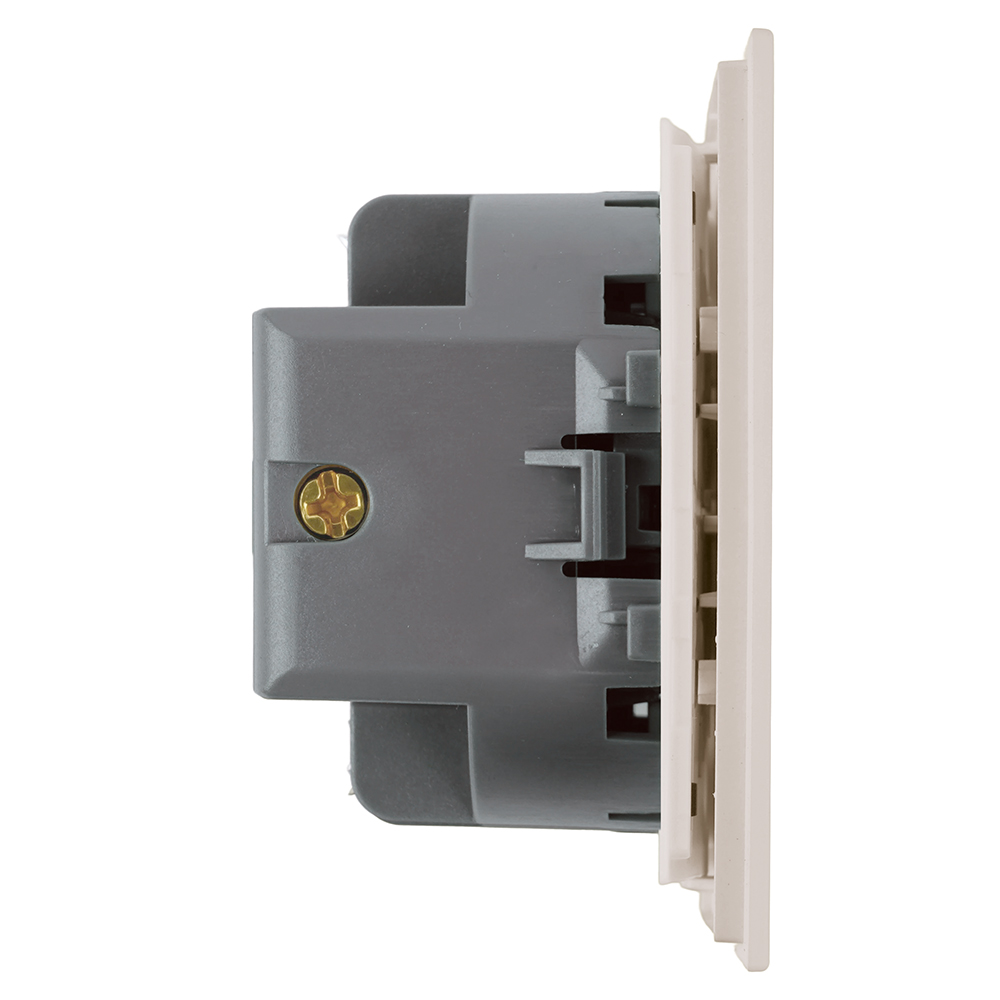 Выключатель 1-клавишный (механизм), STEKKER, 250В, 10А, серия Мия, RSW10-3103-08, пудровый жемчуг