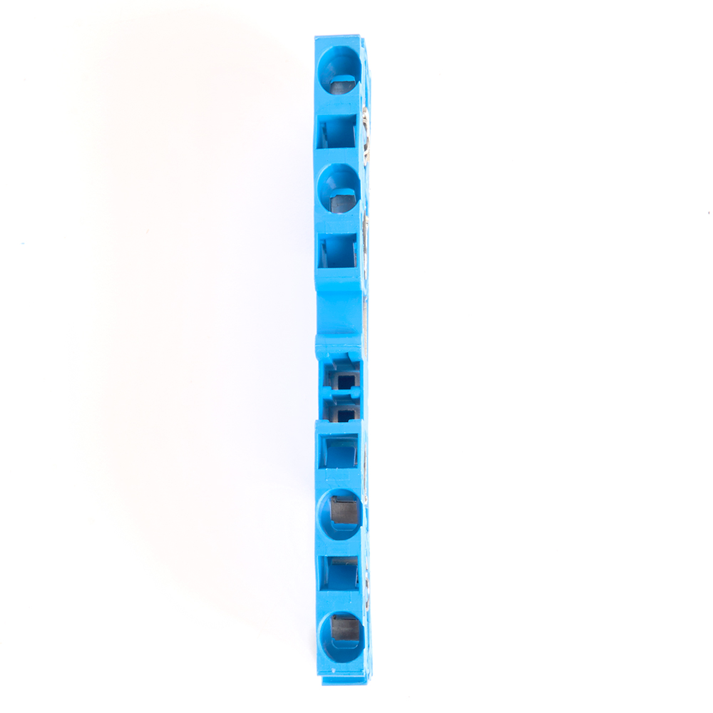 Зажим пружинный, 4-проводной проходной ЗНИ - 4.0 (JXB ST 4), синий STEKKER