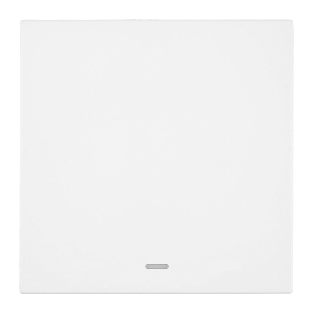 Выключатель 1-клавишный c индикатором (механизм), STEKKER, 250В, 10А, серия Мия, RSW10-3101-01, белая магнолия