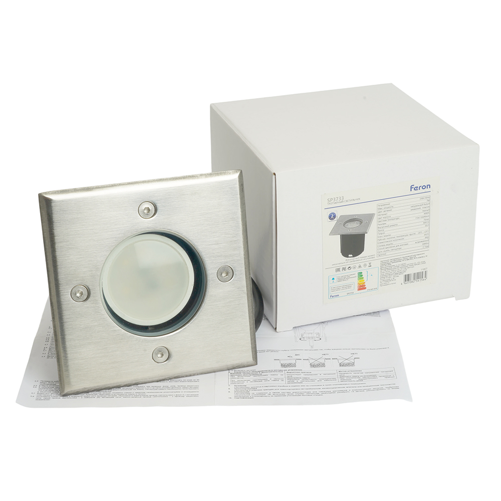 Светодиодный светильник тротуарный (грунтовый) Feron SP3733 7W 4000K 230V IP65