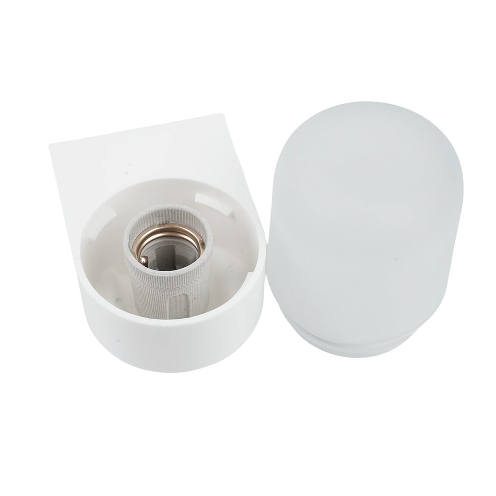 Светильник НББ 01-60-003 152х112х82мм, E27 max 60Вт, угловой пласт. корпус, стекло, IP65, белый