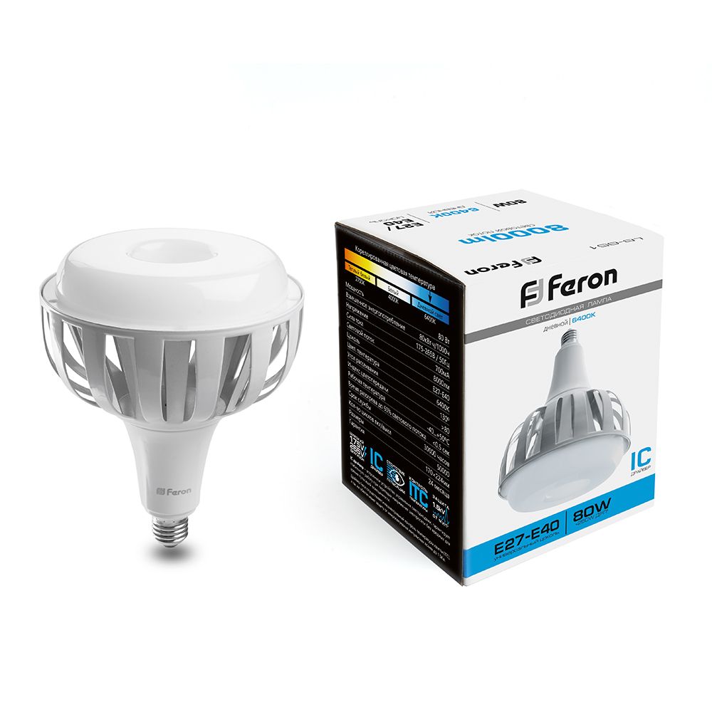 Лампа светодиодная Feron LB-651 E27-E40 80W 6400K 38095