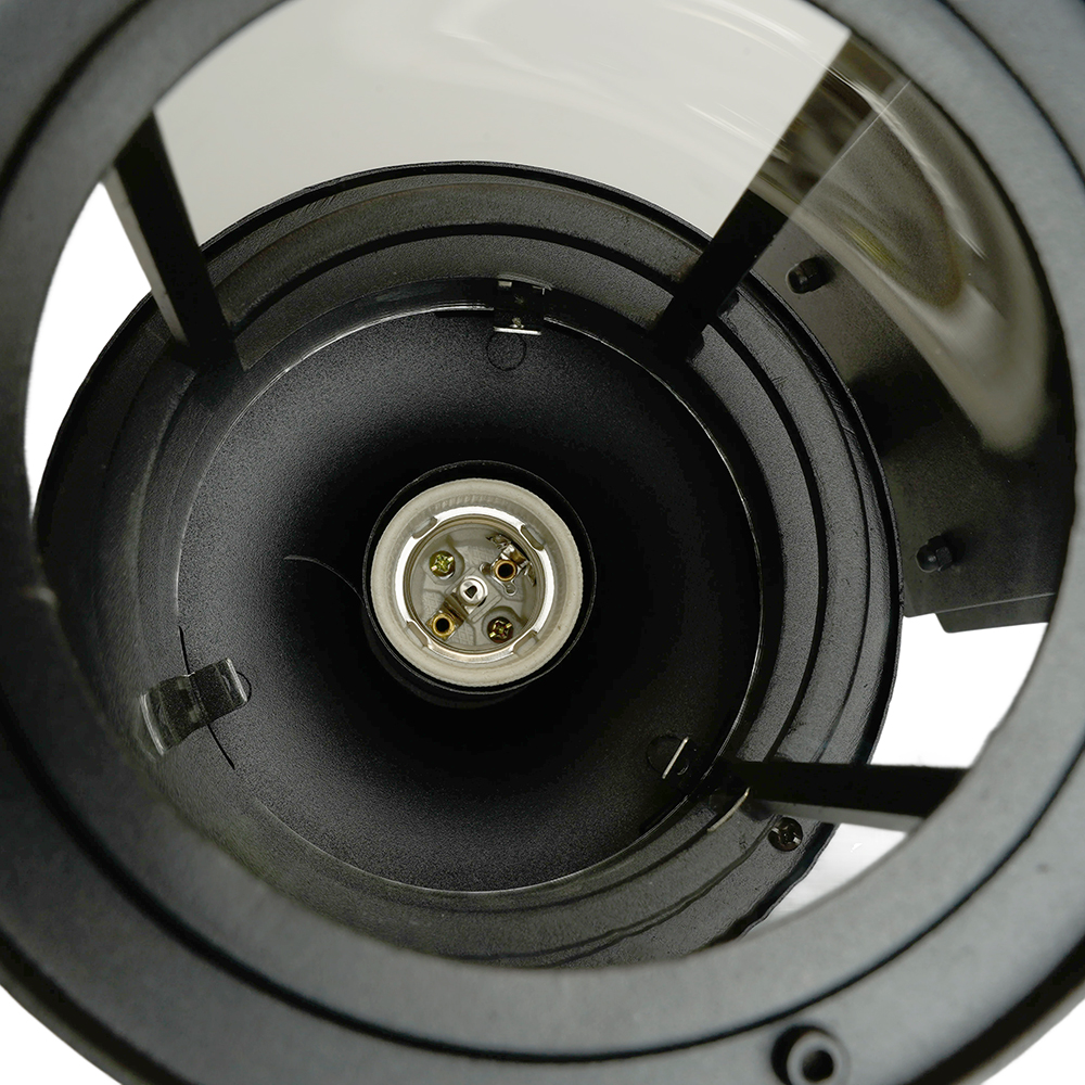 Светильник садово-парковый Feron PL761 на стену вниз 60W 230V E27, черный