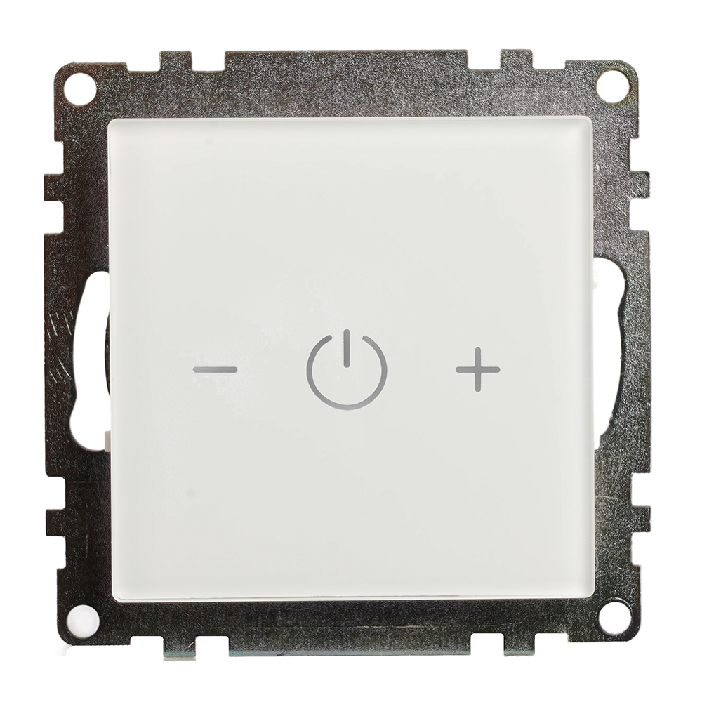 Выключатель диммирующий сенсорный (механизм) 250В, 150W, серия Катрин, белый