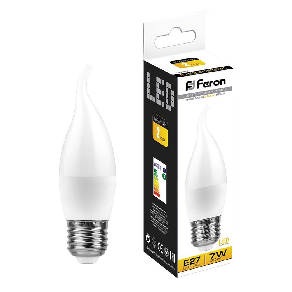 Лампа светодиодная LB-97 Свеча на Feron 25762 25762