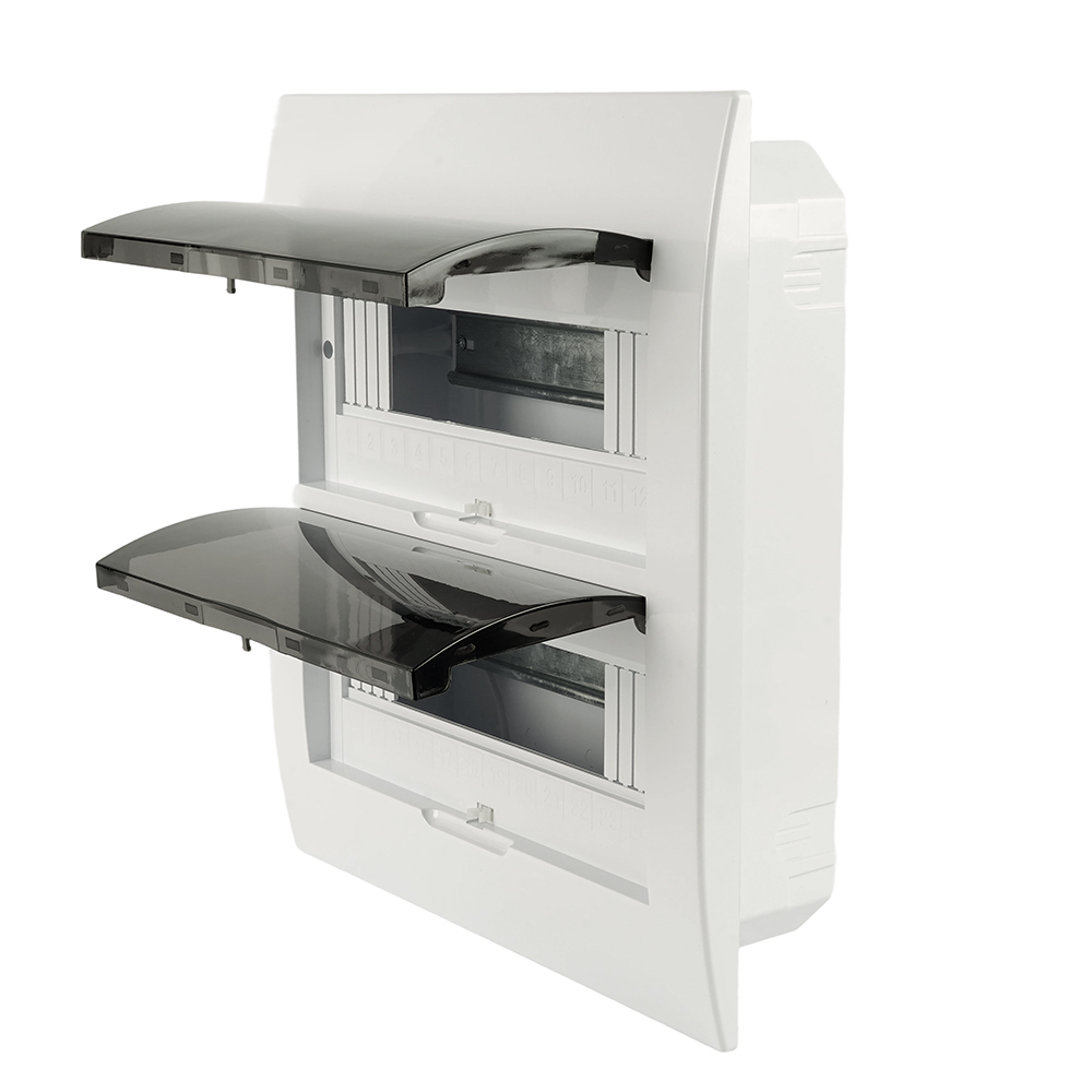 Бокс встраиваемый STEKKER EBX50-4/24-50 24 модуля, пластик, серия ArcaLight