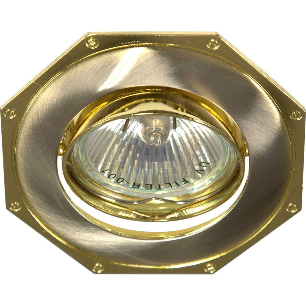 Светильник потолочный MR16 G5.3 титан-золото Feron 17570 17570