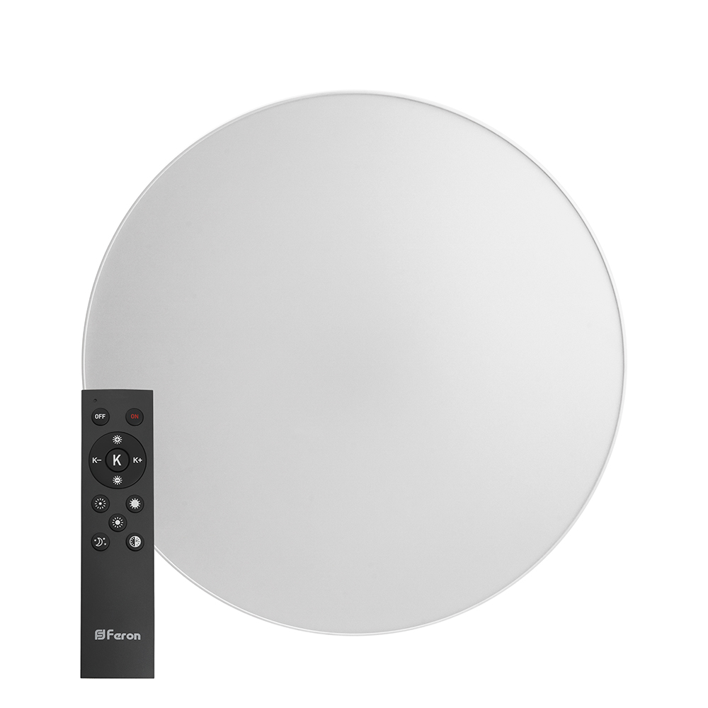 Светодиодный управляемый светильник Feron AL6200 `Simple matte` тарелка 60W 3000К-6500K белый