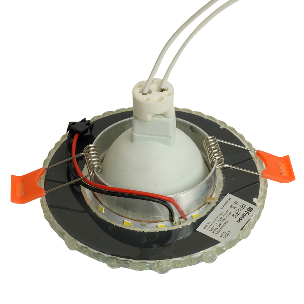 Светильник встраиваемый с LED подсветкой Feron CD941 потолочный MR16 G5.3 прозрачный