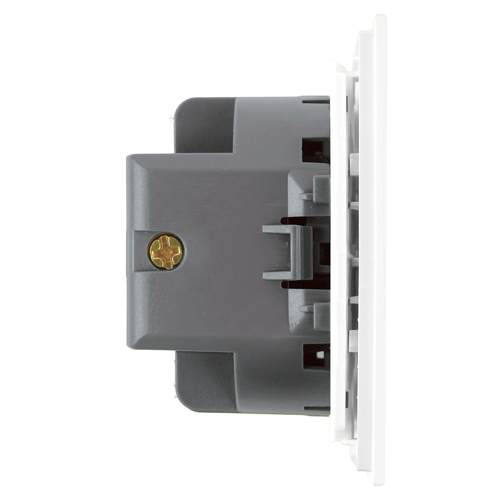 Выключатель 1-клавишный (механизм), STEKKER, 250В, 10А, серия Мия, RSW10-3103-01, белая магнолия