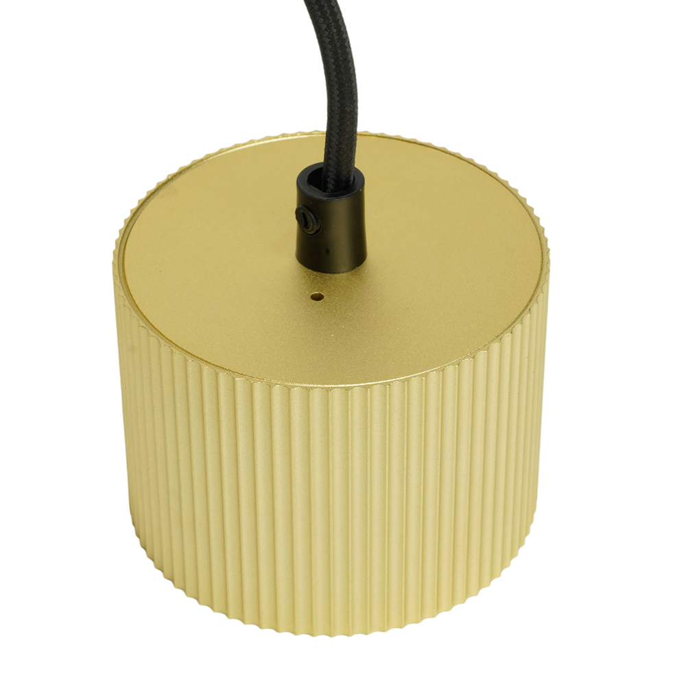Светильник потолочный Feron Barrel HL4588 ARIA levitation 12W, 230V, GX53, золото + черный, на подвесе 1,7 м