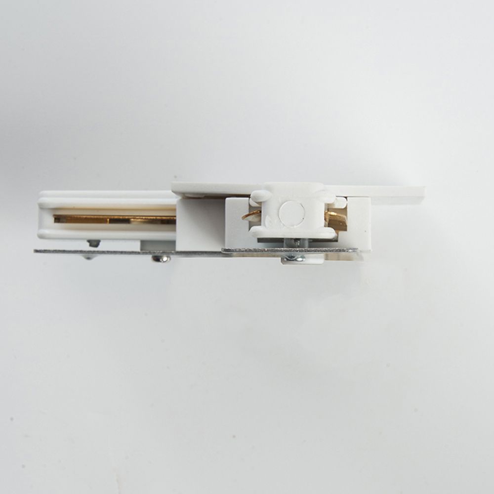 Коннектор угловой однофазный для встраиваемого шинопровода, белый, LD1005