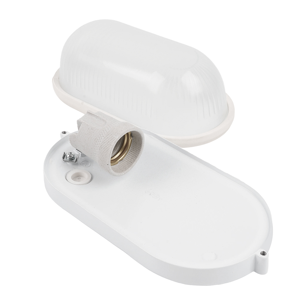 Светильник НБП 04-60-002 212х105х85мм E27,  max 60 Вт, алюм., стекло, решетка, IP54, белый