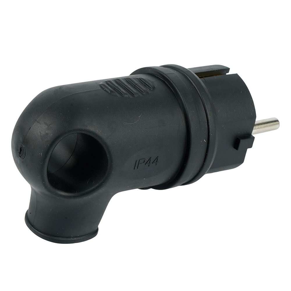 Вилка угловая с/з STEKKER, RPG16-21-442 , каучук, 250В, 16A, IP44, черный бренда Stekker Вилка угловая с/з STEKKER, RPG16-21-442 , каучук, 250В, 16A, IP44, черный от компании Stekker