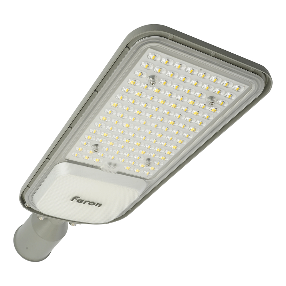 Светодиодный уличный консольный светильник Feron SP3050 100W 4000K 230V, серый