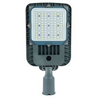 Светодиодный уличный консольный светильник Feron серии TR 100W 5000K AC90-300V, СЕРЫЙ 53025