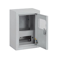 Шкаф учетно-распределительный навесной ЩУРн-1/6 STEKKER EBX60-3/1/6.1-31  IP31 (285*190*145) сталь, серия ArcaMetal 50703