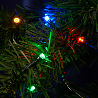 CL43 Гирлянда линейная,  200 LED мультиколор, статичная, 20 м +1.5м, черный шнур CL43 Гирлянда линейная,  200 LED мультиколор, статичная, 20 м +1.5м, черный шнур