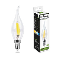 Лампа светодиодная Feron LB-67 Свеча на ветру E14 7W 230V 4000K 25781 Лампа светодиодная Feron LB-67 Свеча на ветру E14 7W 230V 4000K 25781