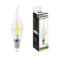 Лампа светодиодная Feron LB-67 Свеча на ветру E14 7W 230V 4000K 25781 Лампа светодиодная Feron LB-67 Свеча на ветру E14 7W 230V 4000K 25781