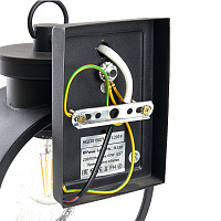 Светильник садово-парковый Feron PL530 на стену вниз 60W E27 230V, черный 11889 Светильник садово-парковый Feron PL530 на стену вниз 60W E27 230V, черный 11889