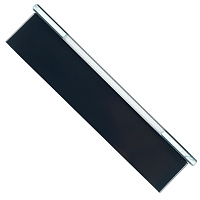 Рамка  2-местная (без перемычки), стекло, STEKKER, GFR00-7012-05, серия Катрин, черный 39571