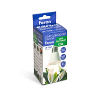 Лампа светодиодная для растений А60 Feron LB-7062 E27 12W 175-265V полный спектр 38277 Лампа светодиодная для растений А60 Feron LB-7062 E27 12W 175-265V полный спектр 38277