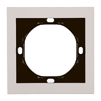 Рамка 1-местная, STEKKER, серия Мия, PFR00-3001-08, пудровый жемчуг 50486