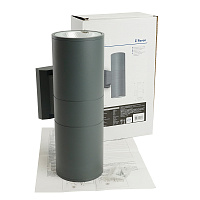 Светильник уличный светодиодный Feron DH0706, 2*10W, 1600Lm, 3000K, серый 11660 Светильник уличный светодиодный Feron DH0706, 2*10W, 1600Lm, 3000K, серый 11660
