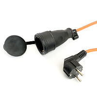 Удлинитель на пластиковой катушке STD04-10-50 (40289) 1-местный  с/з 3*1,5, 50м, 250В, 16А, IP44, Standart  50176