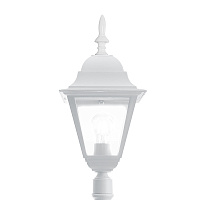 Светильник садово-парковый Feron 4210/PL4210 столб 100W E27 230V, белый 11033 Светильник садово-парковый Feron 4210/PL4210 столб 100W E27 230V, белый 11033