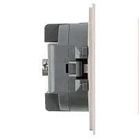 Розетка телевизионная 1-местная (механизм), STEKKER, 75 Ом, 5-862МГц, серия Мия, RST00-3108-08, пудровый жемчуг 50479