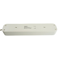 Удлинитель 4-местный с/з с выключ. STEKKER HM071-41-05 3x1мм2, 5м, 250В, 16А, 1USB+2C, 2.4A, сер Home, белый 50141 Удлинитель 4-местный с/з с выключ. STEKKER HM071-41-05 3x1мм2, 5м, 250В, 16А, 1USB+2C, 2.4A, сер Home, белый 50141