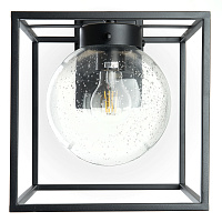 Светильник садово-парковый Feron PL711 на стену вниз  60W E27 230V, черный 48385 Светильник садово-парковый Feron PL711 на стену вниз  60W E27 230V, черный 48385
