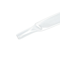 Термоусадочная трубка STEKKER HST-1260-100TR, длина 100 см., коэф. усадки 2:1, прозрачный 49012