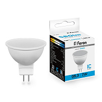 Лампа светодиодная Feron LB-26 MR16 G5.3 7W 175-265V 6400K 25237 Лампа светодиодная Feron LB-26 MR16 G5.3 7W 175-265V 6400K 25237