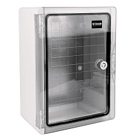 Корпус пластиковый ЩМПп STEKKER EBX60-6/05-65 IP65 c прозрачной дверью (350*250*150) пластик, серия ArcaWP65+ 50720