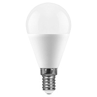 Лампа светодиодная Feron LB-750 Шарик E14 11W 175-265V 6400K 25948 Лампа светодиодная Feron LB-750 Шарик E14 11W 175-265V 6400K 25948
