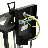 Светильник садово-парковый Feron PL751 на стену вниз  60W E14 230V, черный 51279 Светильник садово-парковый Feron PL751 на стену вниз  60W E14 230V, черный 51279