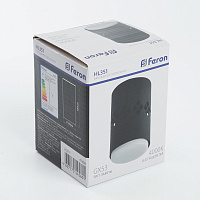 Светильник потолочный Feron HL351 12W, 230V, GX53 и подсветка 1W, 4000K, черный 41456 Светильник потолочный Feron HL351 12W, 230V, GX53 и подсветка 1W, 4000K, черный 41456