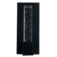 Светильник уличный светодиодный Feron DH2201 Катар 5W, 90*43*210мм, 3000К, черный (на стену вверх) 53093