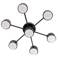 Светильник потолочный GX53 15Wx7, 230V, черный, AL269 GELA  Feron 53100