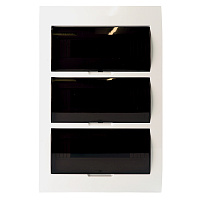 Бокс встраиваемый STEKKER EBX50-4/36-50 36 модулей, пластик, серия ArcaLight 50516