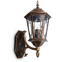 Светильник садово-парковый Feron PL160 шестигранный на стену вверх 60W E27 230V, черное золото 11327 Светильник садово-парковый Feron PL160 шестигранный на стену вверх 60W E27 230V, черное золото 11327
